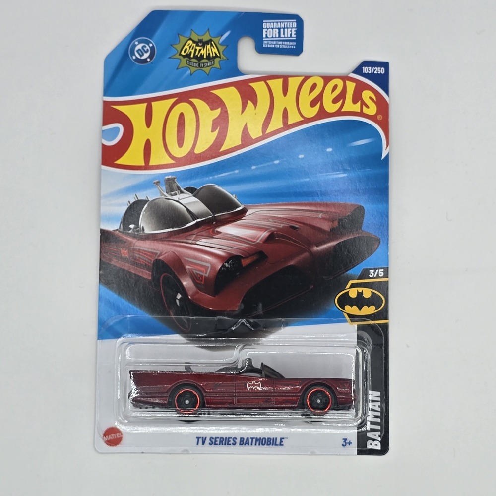 Hot Wheels - 2025 Series Car - Maroon TV Series Batman